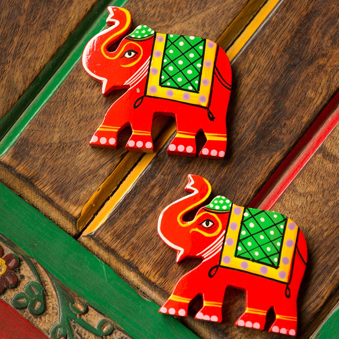 Elephant Fridge Magnet (wooden)