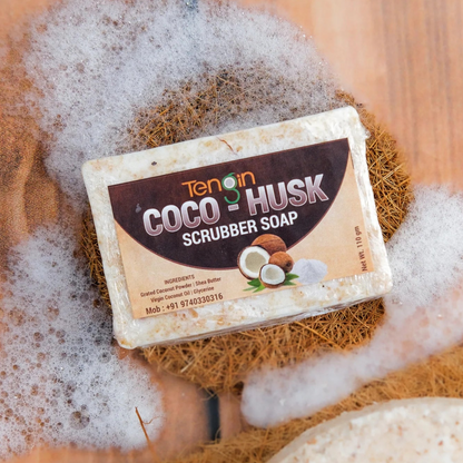 Coco-Husk Scrubber Soap