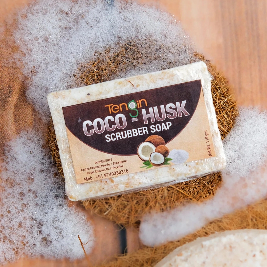 Coco-Husk Scrubber Soap