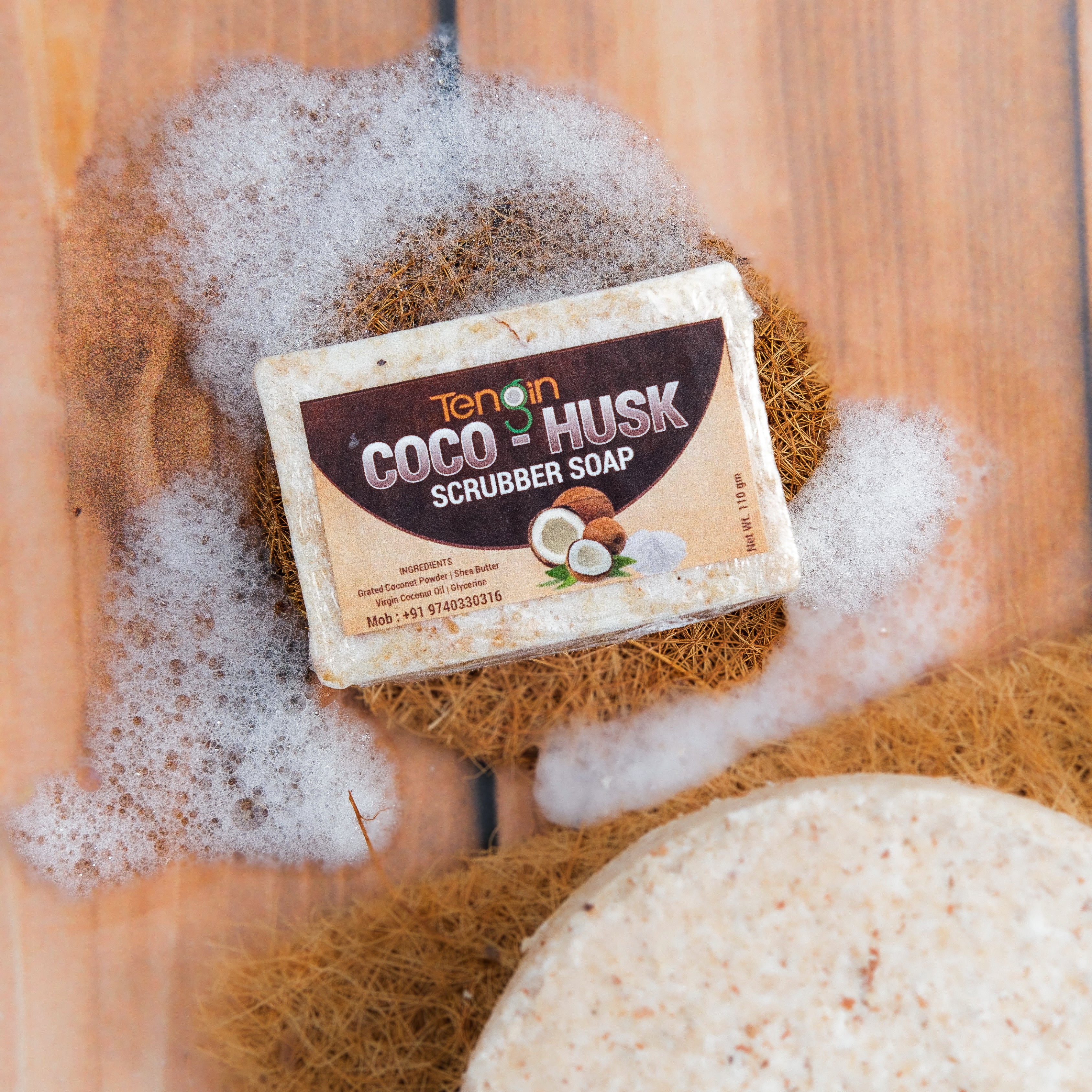 Coco-Husk Scrubber Soap