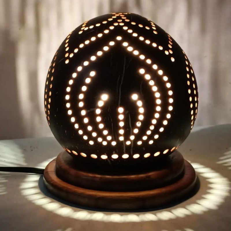 Coconut Shell Bed Lamp