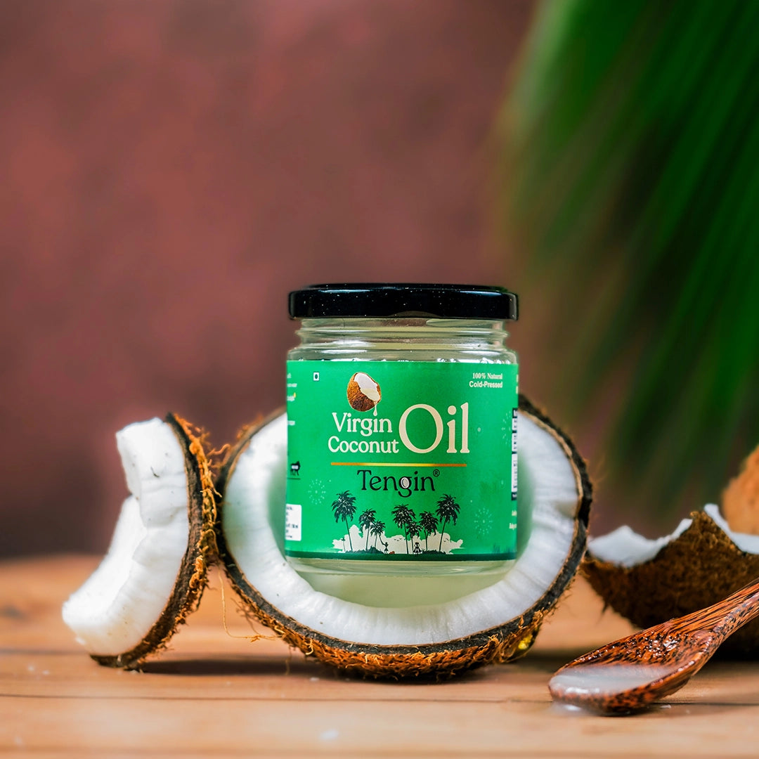 "Raw." Glass Virgin Coconut Oil