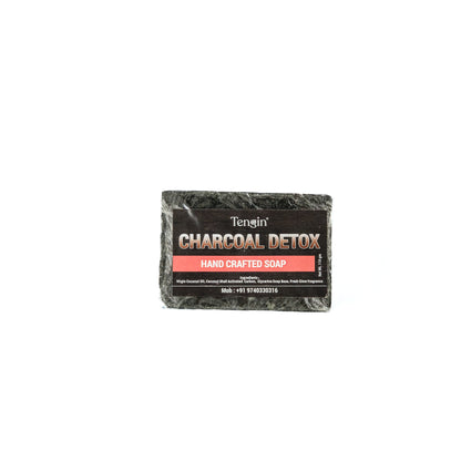 Tengin coconut charcoal detox soap natural gift handmade Karnataka zero chemicals