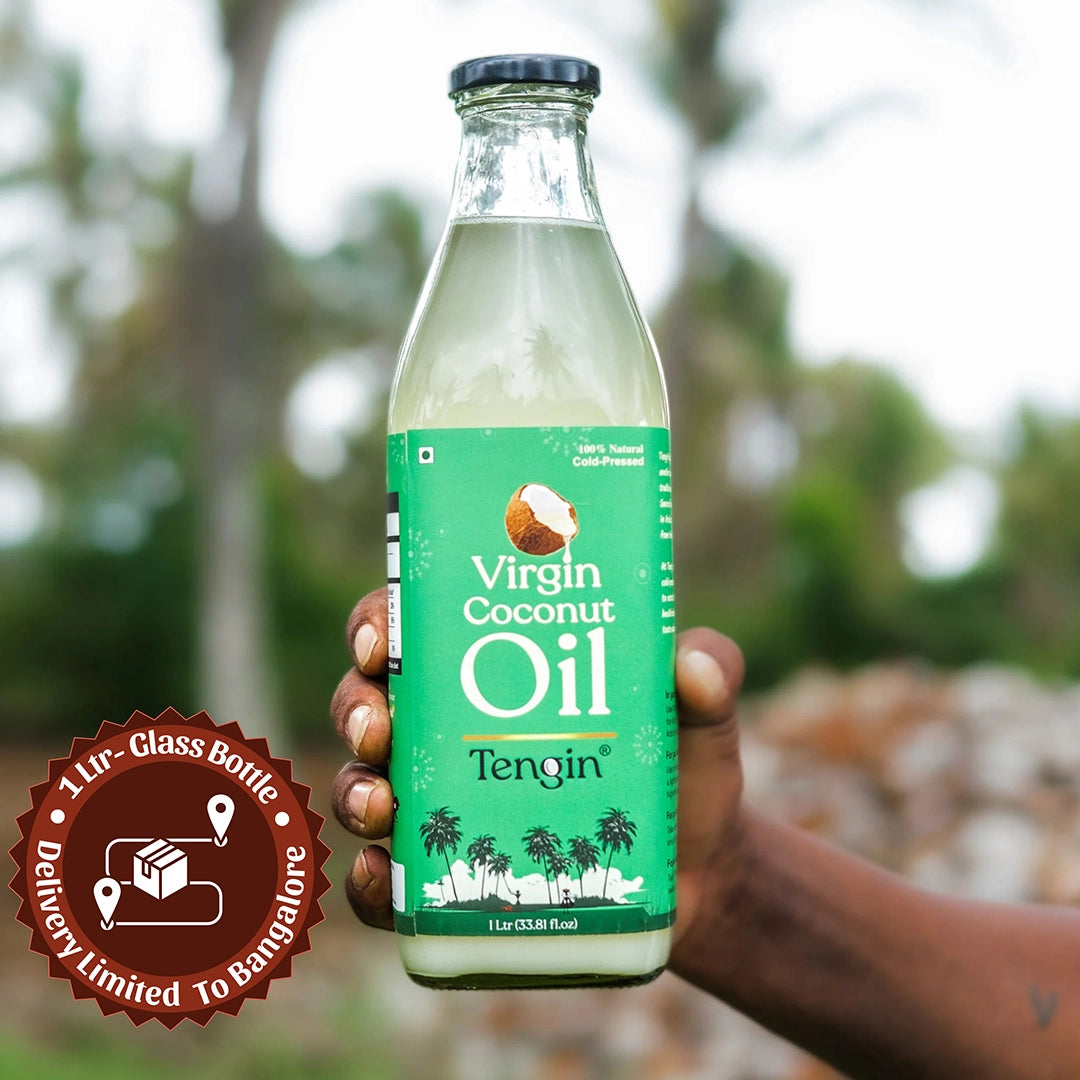"Raw." Glass Virgin Coconut Oil