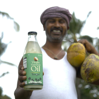 "Raw." Glass Virgin Coconut Oil