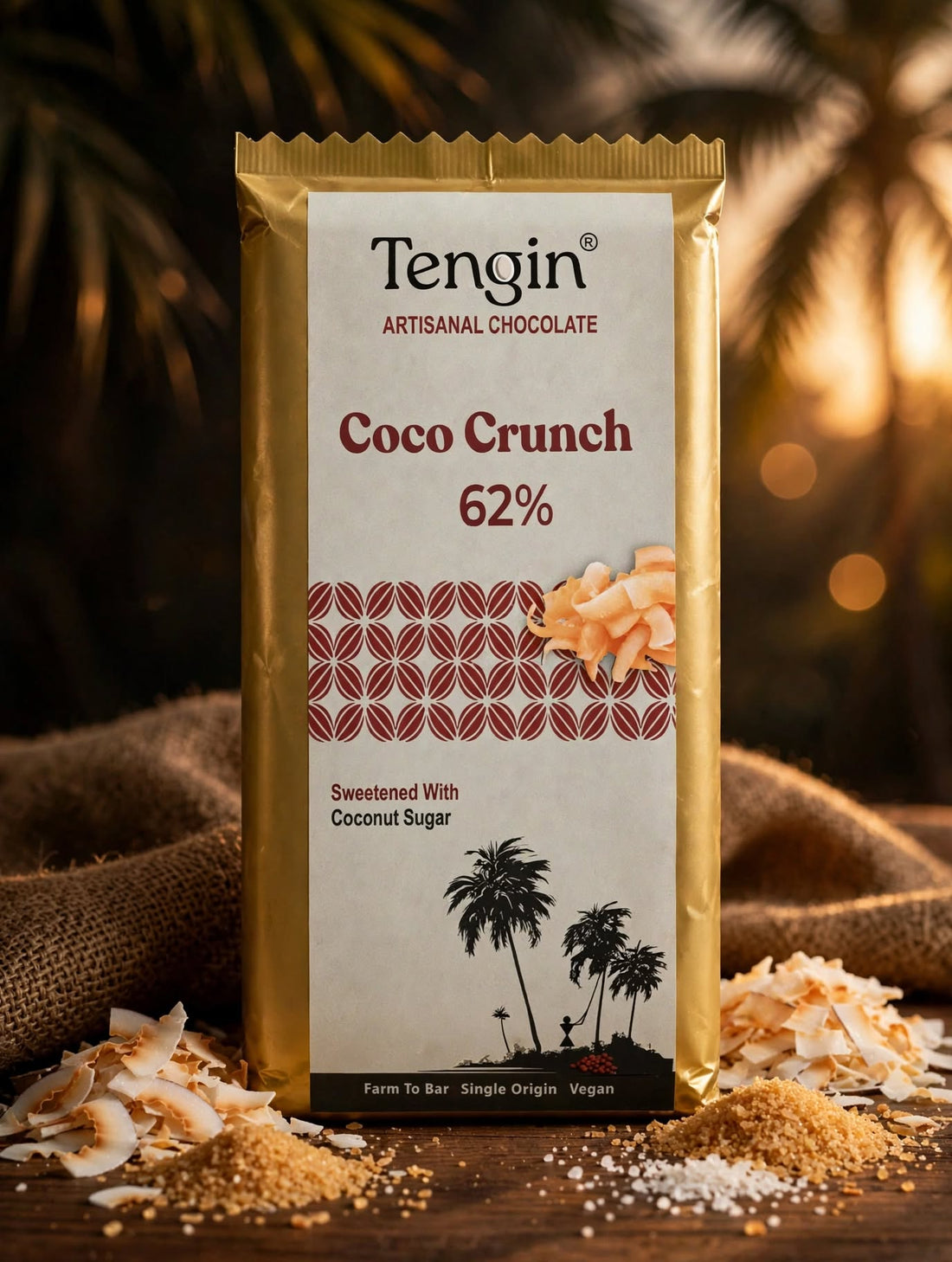 Artisanal Dark Chocolates | Coco Charm | Sweetened with Coconut Sugar