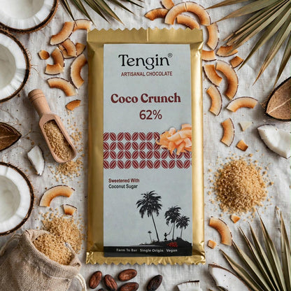 Artisanal Dark Chocolates | Coco Charm | Sweetened with Coconut Sugar